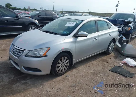 2015 Nissan Sentra S из США, поврежденный, VIN 3N1AB7AP8FY260618